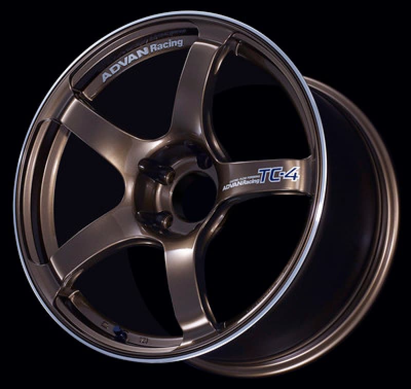 Advan TC4 17x8.5 +31 5x114.3 Umber Bronze Metallic Ring Wheel