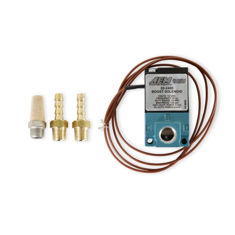 AEM Boost Control Solenoid Corrosion-Resistant 100 PSI Pressure Tested - Image 4