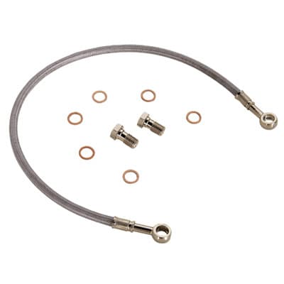 Tusk Rear ATV Steel Braided Brake Line