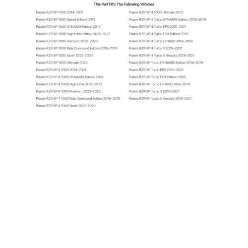 Tusk UTV Fender Flare Kit - Image 6