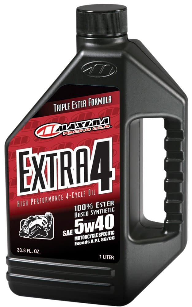 Maxima 169128 Extra4 10W-40 Synthetic 4T Motorcycle Engine Oil - Image 2