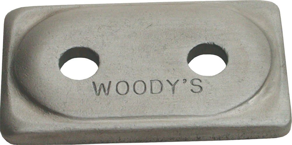 Woodys Angled Double Digger Aluminum Support Plate