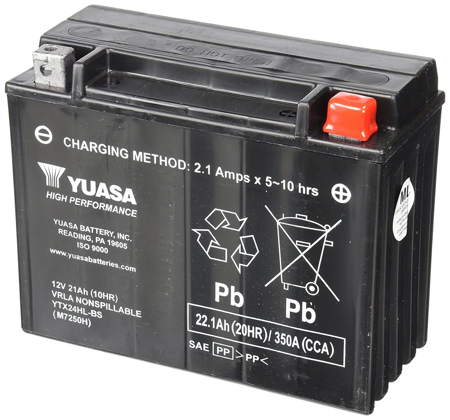 Yuasa YTX20 Factory Activated AGM Battery - Image 5