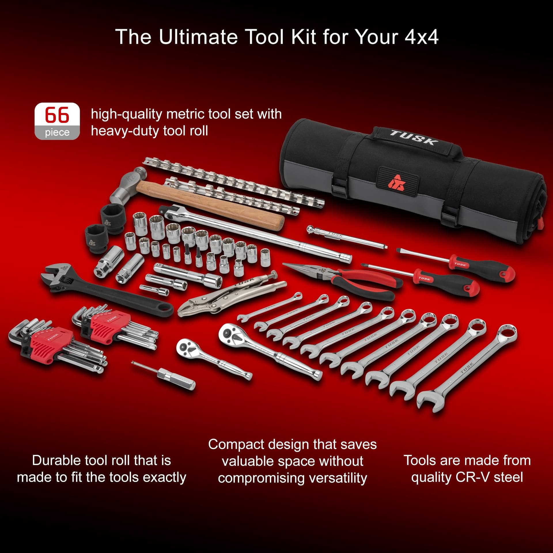 Tusk UTV Tool Roll Kit - Image 4