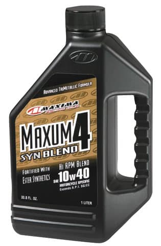 Maxima Syn Blend4 10W-40 Motorcycle Engine Oil - Image 2