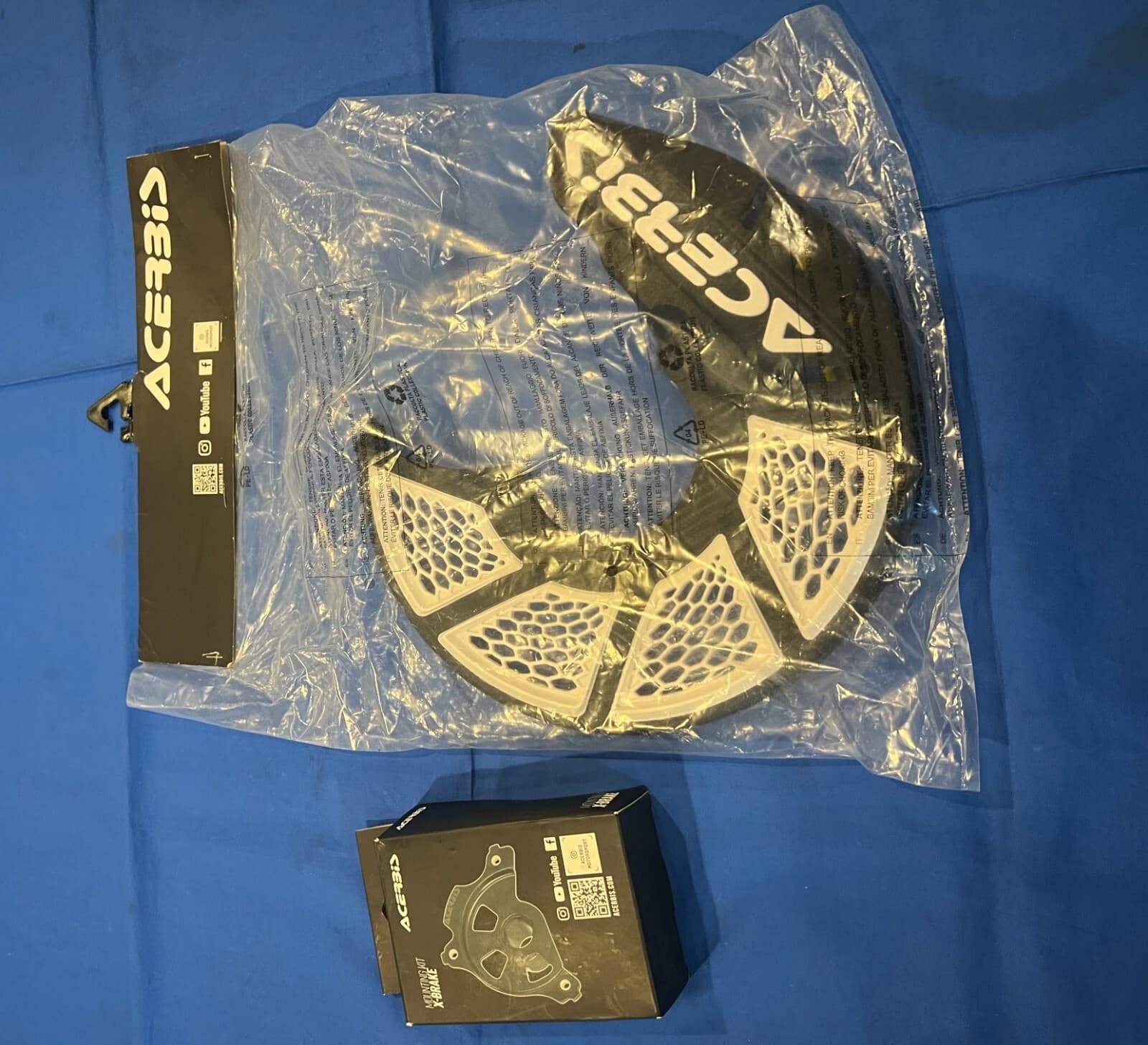 Acerbis X-Brake Vented Front Disc Cover with Mounting Kit - Image 16