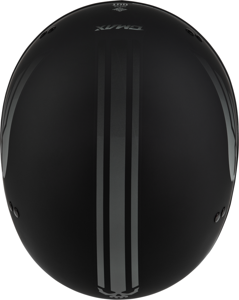 HH-65 RETRIBUTION HELMET MATTE BLACK/SILVER MD