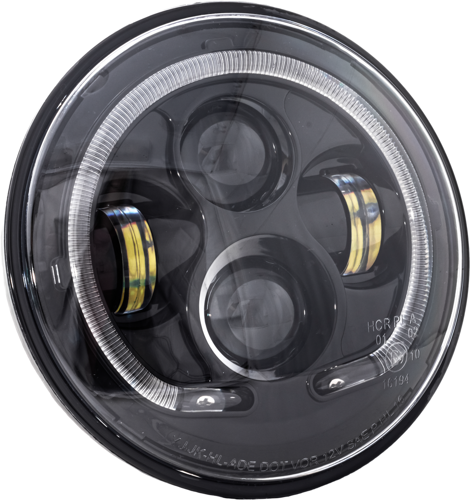 7" LED Headlight w/ Mount Adapter