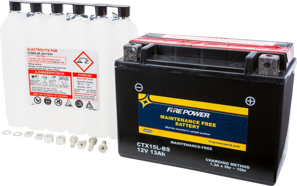 Fire Power Maintenance Free Battery CTZ7S-BS