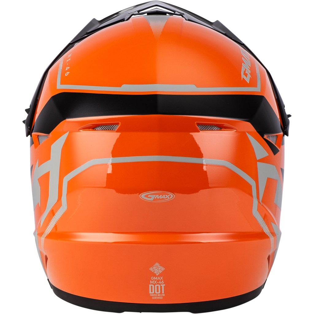 MX-46 COMPOUND HELMET ORANGE/BLACK/GREY XL