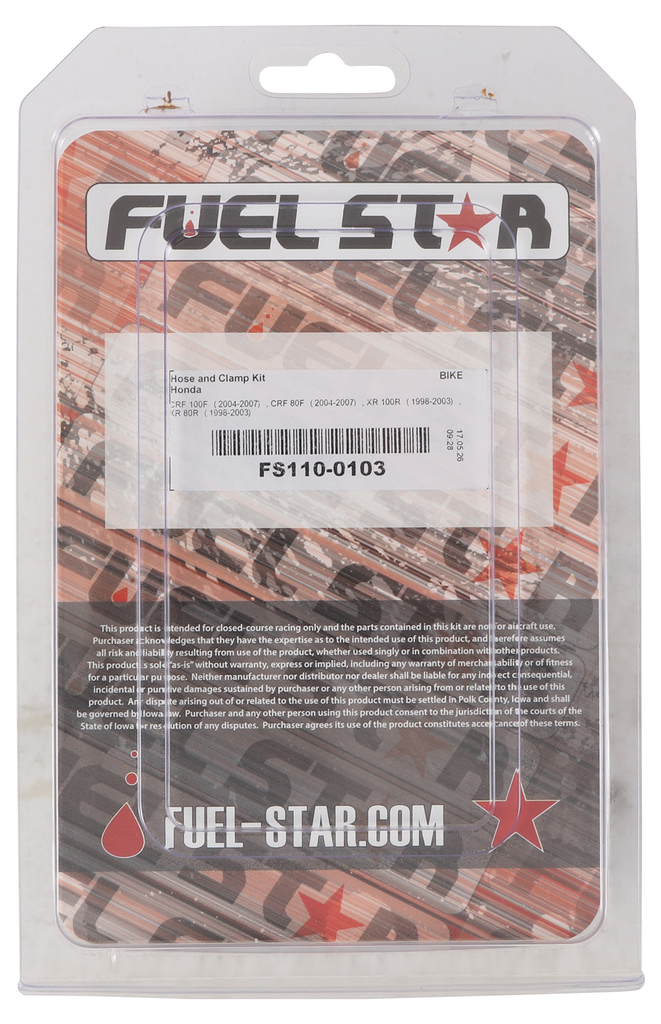 Fuel Hose and Clamp Kit