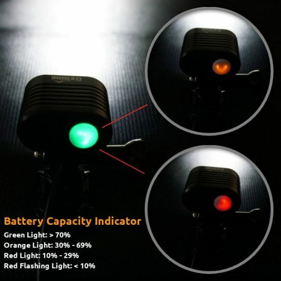 Bike Light Rechargable Lithium Battery