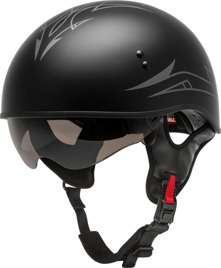 GMAX HH-65 Naked Pin Motorcycle Half Helmet