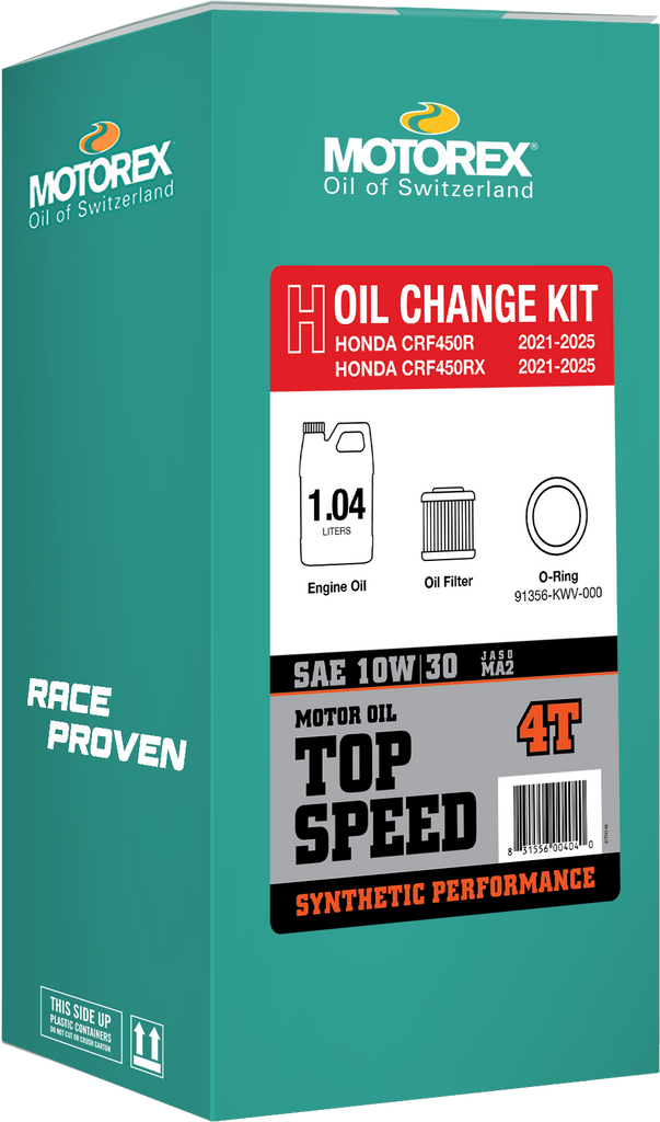 Motorex Top Speed Oil Change Kit