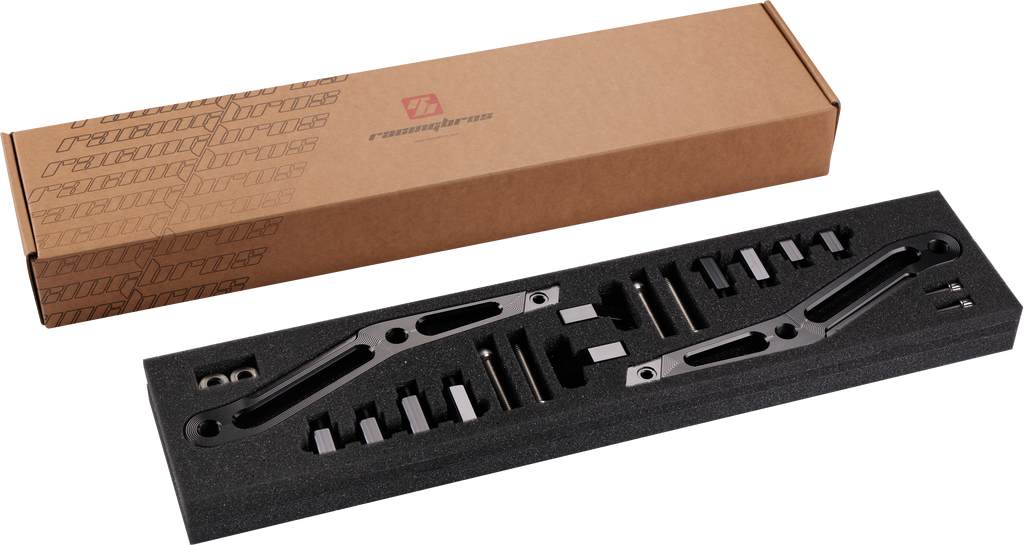 Remote reservoir mounting bracket kit