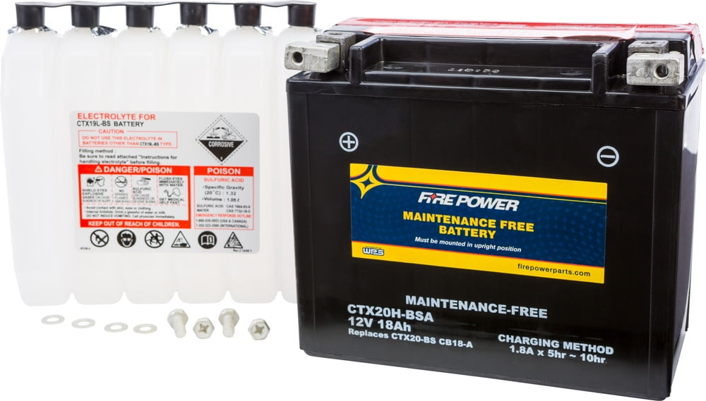 Fire Power Maintenance Free Battery CTZ7S-BS