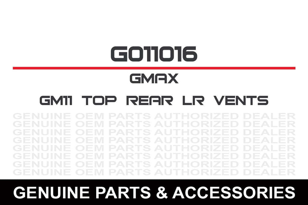 GMAX GM-11 / GM-11S Top Vents