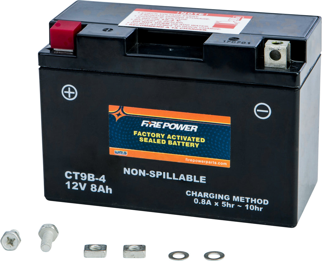 Fire Power Sealed Factory Activated Battery CTZ8V