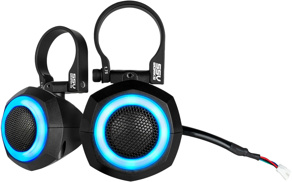 SSV Universal 1" Cage-Pod Tweeters w/RGB Ring