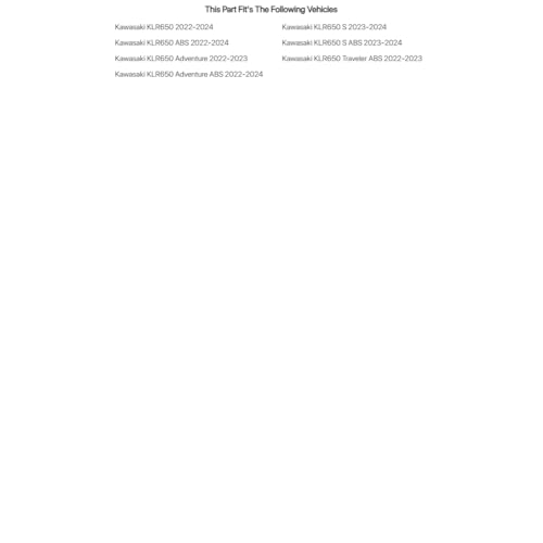 Tusk Hard Mount Foot Peg Conversion Kit