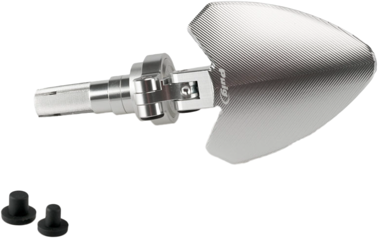 Handlebar end folding mirrors