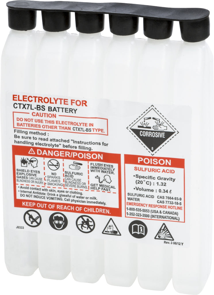 SEALED BATTERY ELECTROLYTE PACK 1050CC
