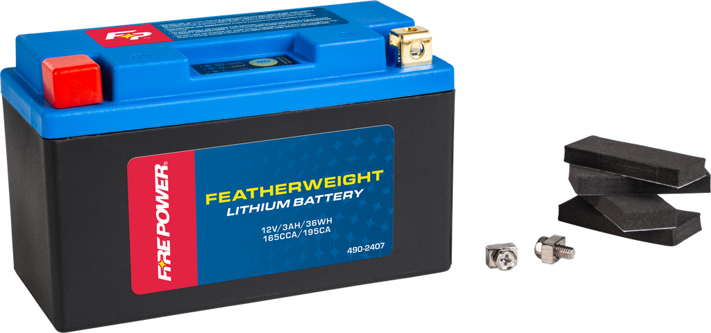 Fire Power Featherweight Lithium Battery 190 Cca Hjt9b-fp-il 12v/36wh