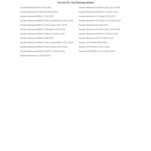 Tusk Safety Harness Mount Kit