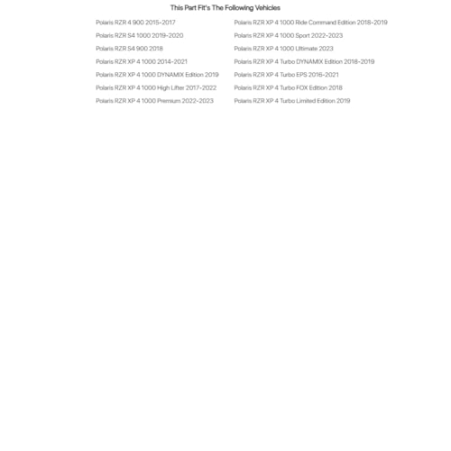 Tusk Replacement Zipperless Upper Door Skins