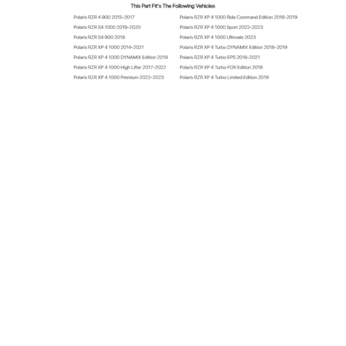 Tusk Replacement Zipperless Upper Door Skins