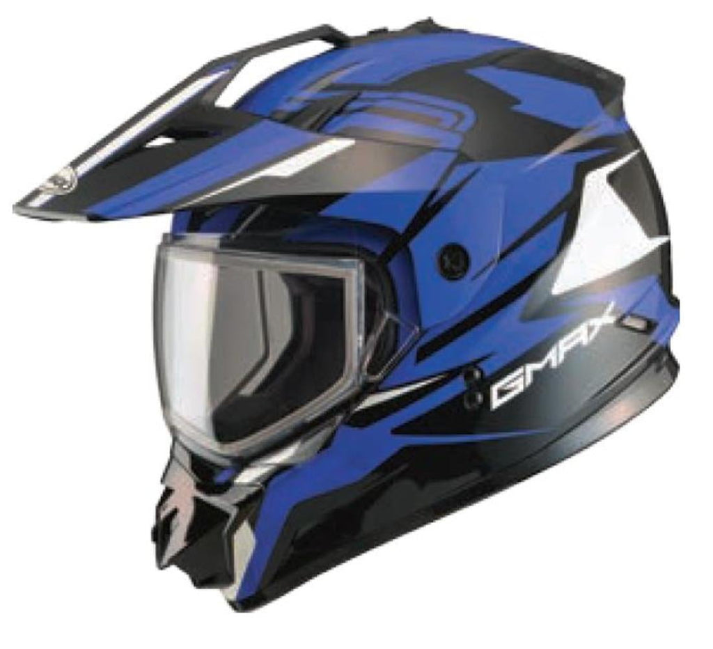 GMAX GM-11S Dual Sport Vertical Dual Pane Shield Snow Helmet