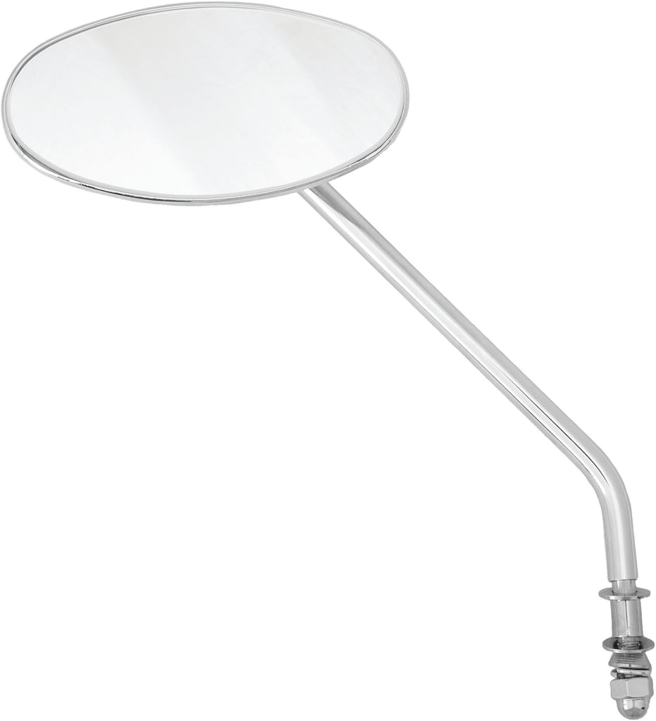 Chrome Oval Mirror