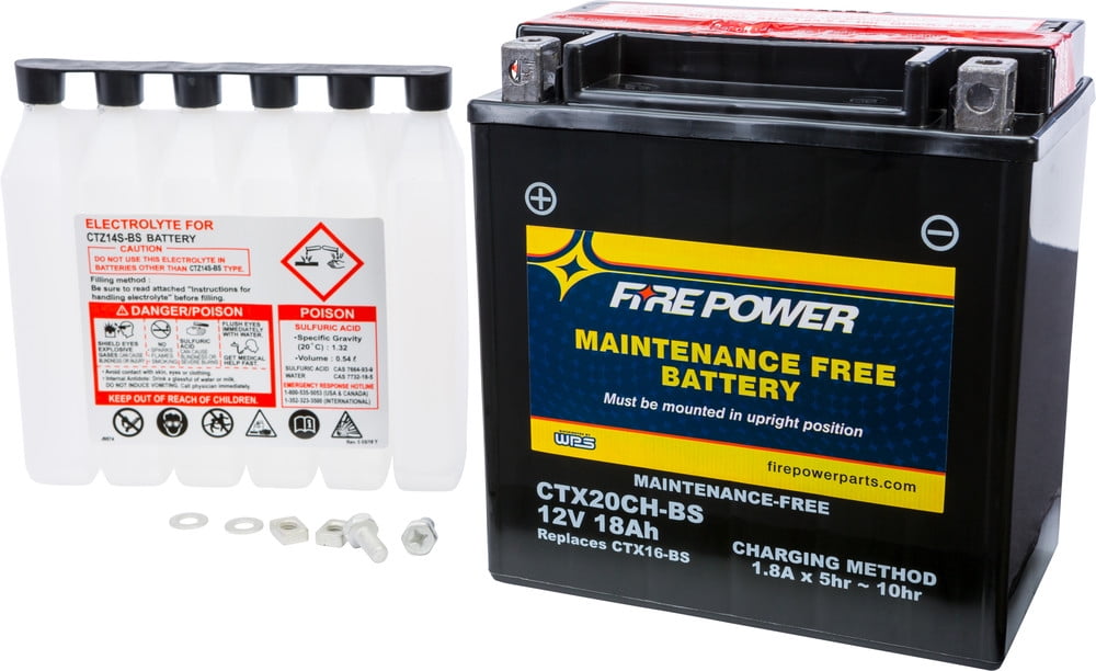 Fire Power Maintenance Free Battery CTZ7S-BS