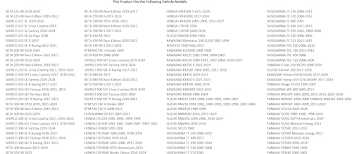 Tusk 520 Gold Plated Race Chain