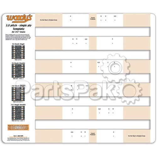 Woodys Studding Template