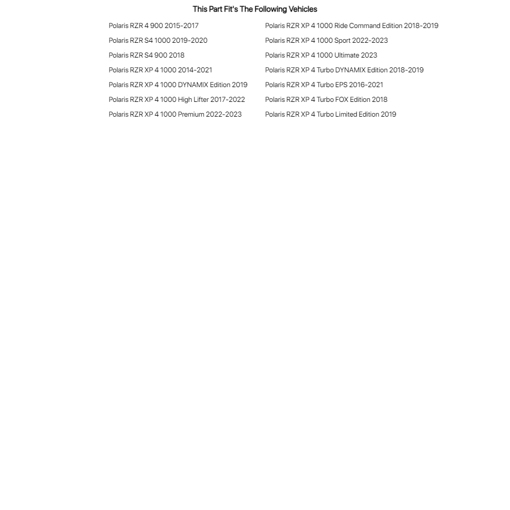 Tusk Replacement Zipperless Upper Door Skins