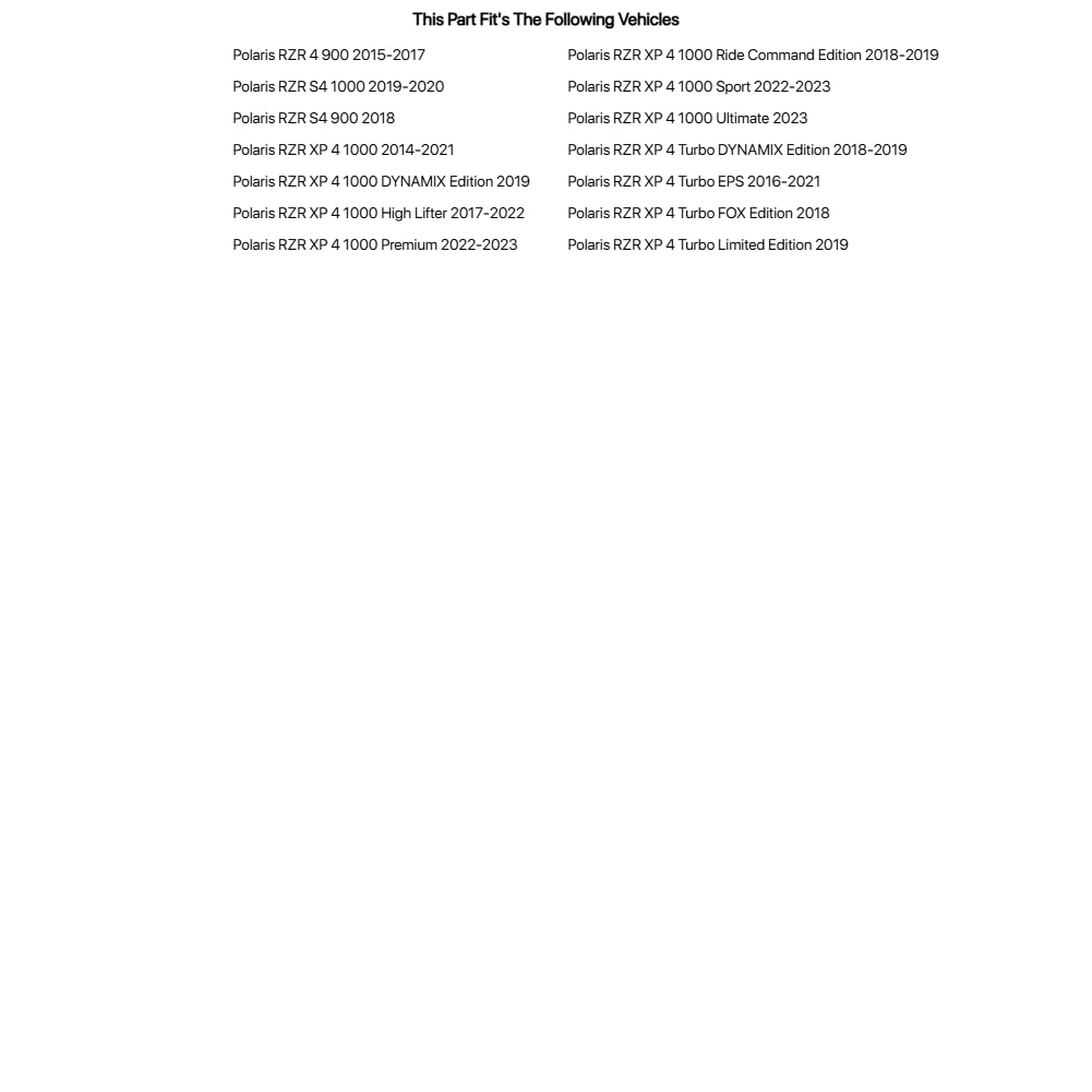 Tusk Replacement Zipperless Upper Door Skins