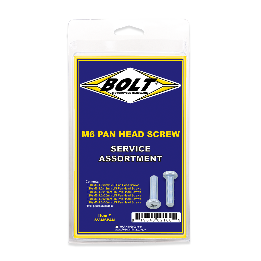 M6 Phillips Head Assortment 120/PK