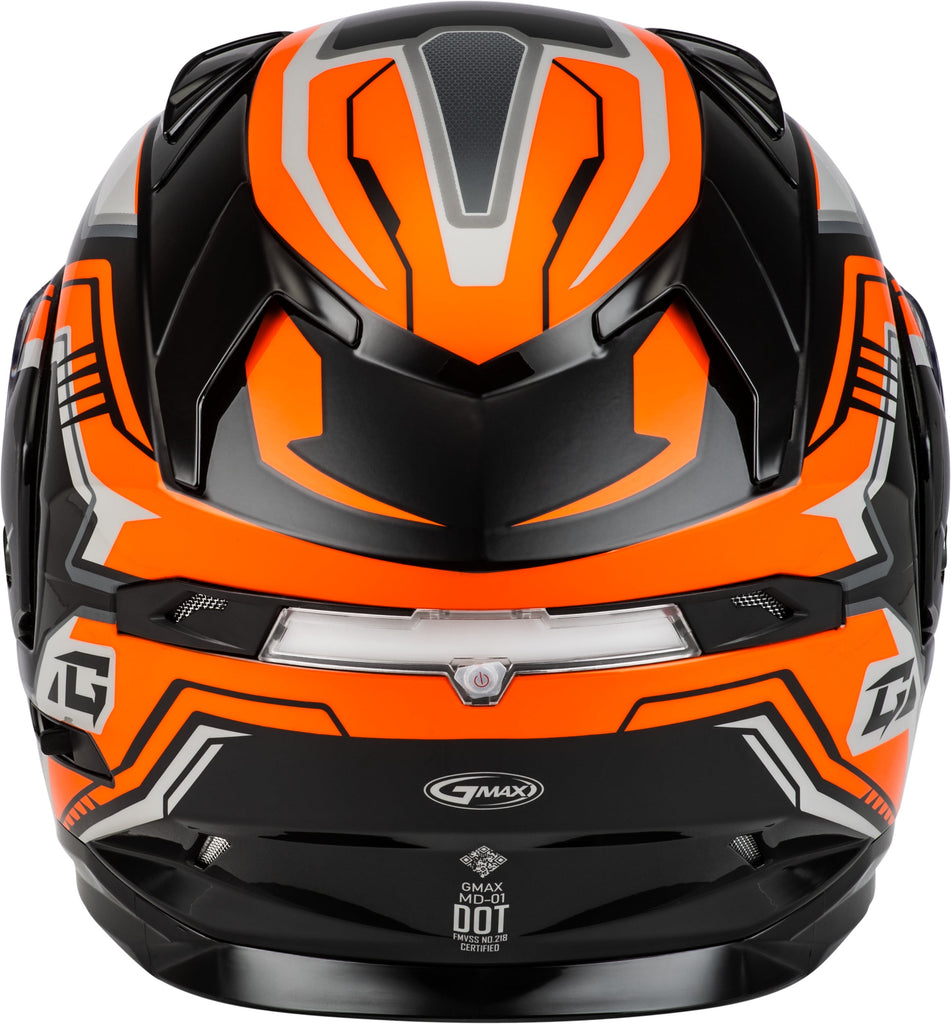 GMAX MD-01S Transistor Snow Helmet with Electric Shield and Rear LED Light