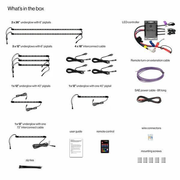 6 SEATER LED KIT W/ CONTROLLER