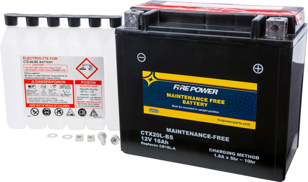 Fire Power Maintenance Free Battery CTZ7S-BS