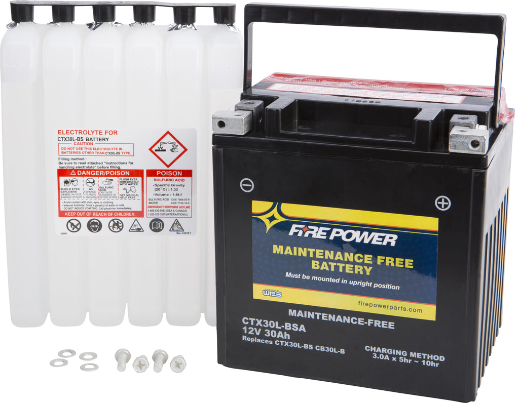 Fire Power Maintenance Free Battery CTZ7S-BS
