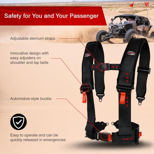 Tusk 4 Point 3 inch H-Style Safety Harness