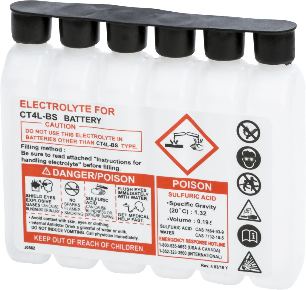 SEALED BATTERY ELECTROLYTE PACK 1050CC