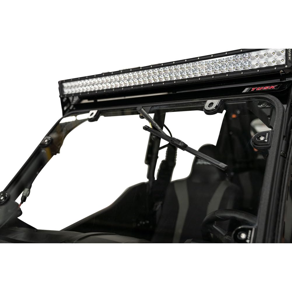 Tusk UTV Full View Glass Windshield with Windshield Wiper