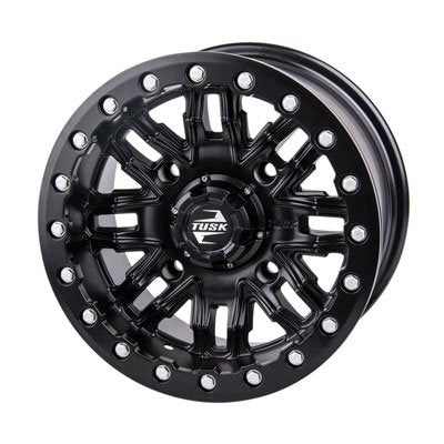 Tusk Nebo Beadlock Wheel - 14x7 5.0 + 2.0 Matte Black