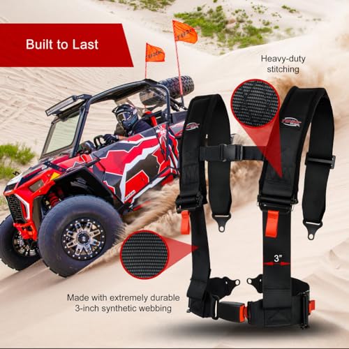 Tusk 4 Point 3 inch H-Style Safety Harness