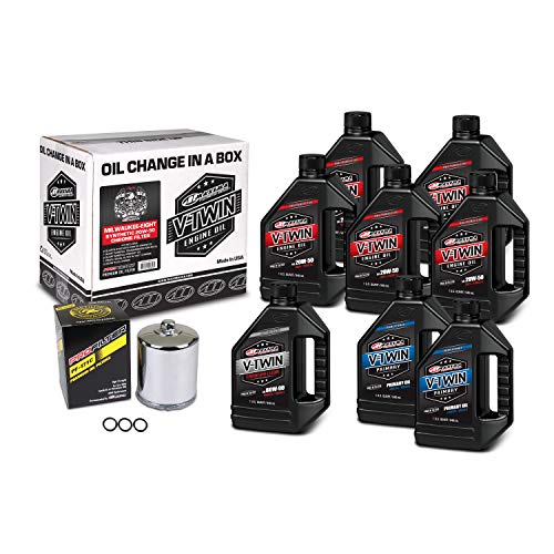 Maxima Racing Sportster Synthetic 20W-50 Complete Oil Change Kit