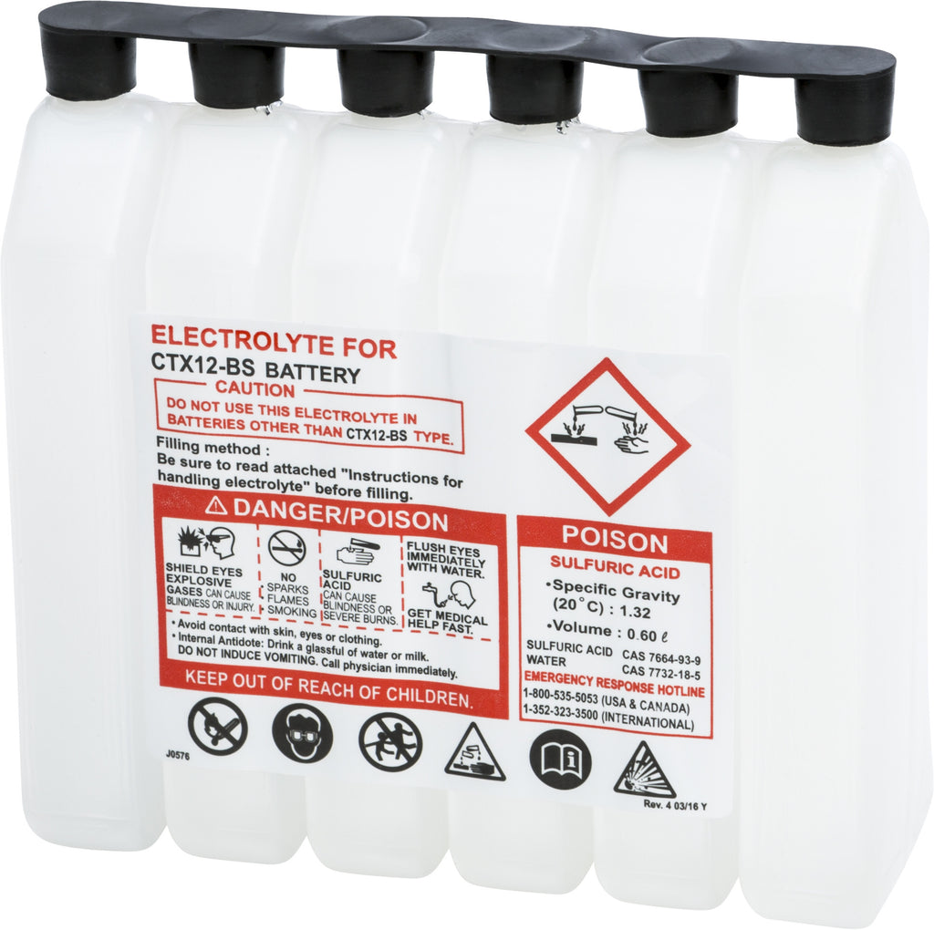 SEALED BATTERY ELECTROLYTE PACK 1050CC
