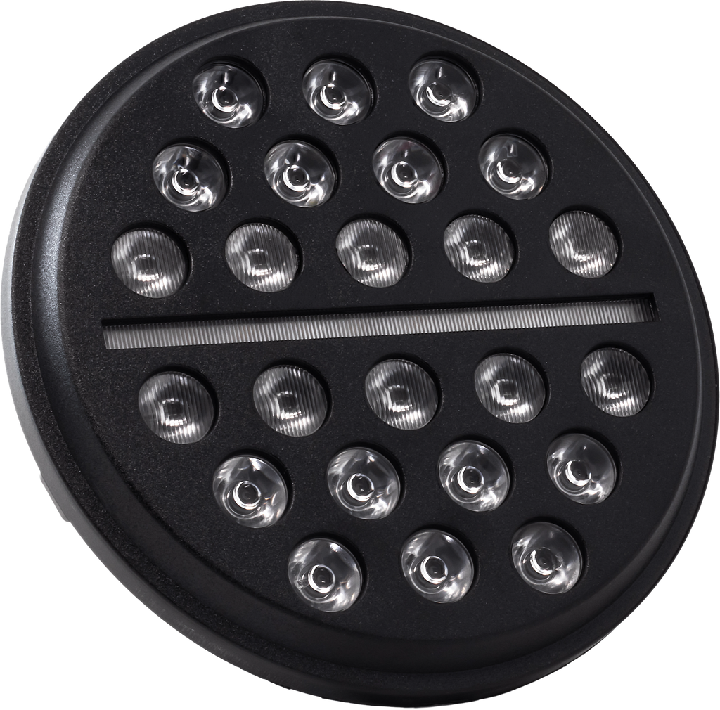 7" LED Buckshot Mini-Multi w/ Mount Adapter